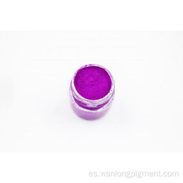 Pigmento fluorescente púrpura para plástico y tinta